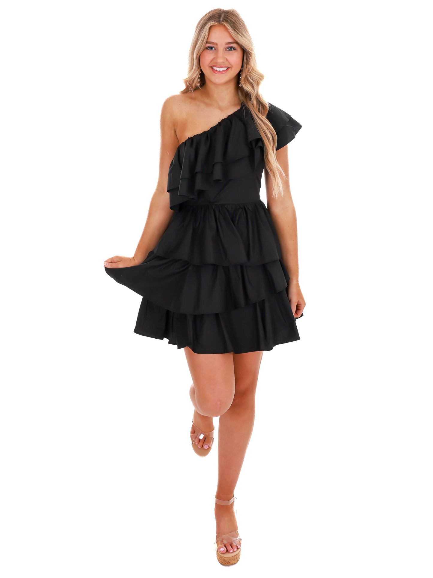 Light of Day One Shoulder Dress