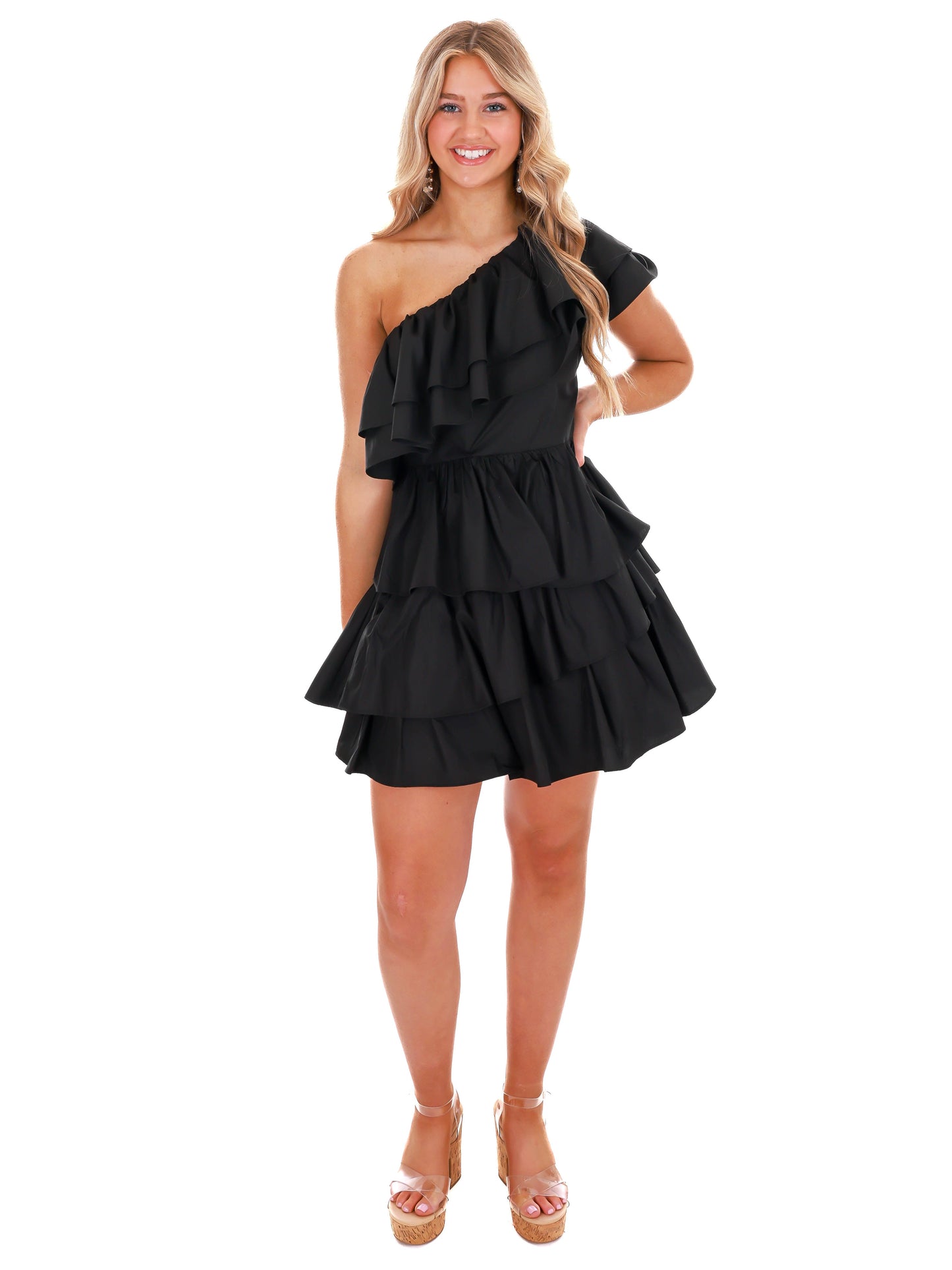 Light of Day One Shoulder Dress
