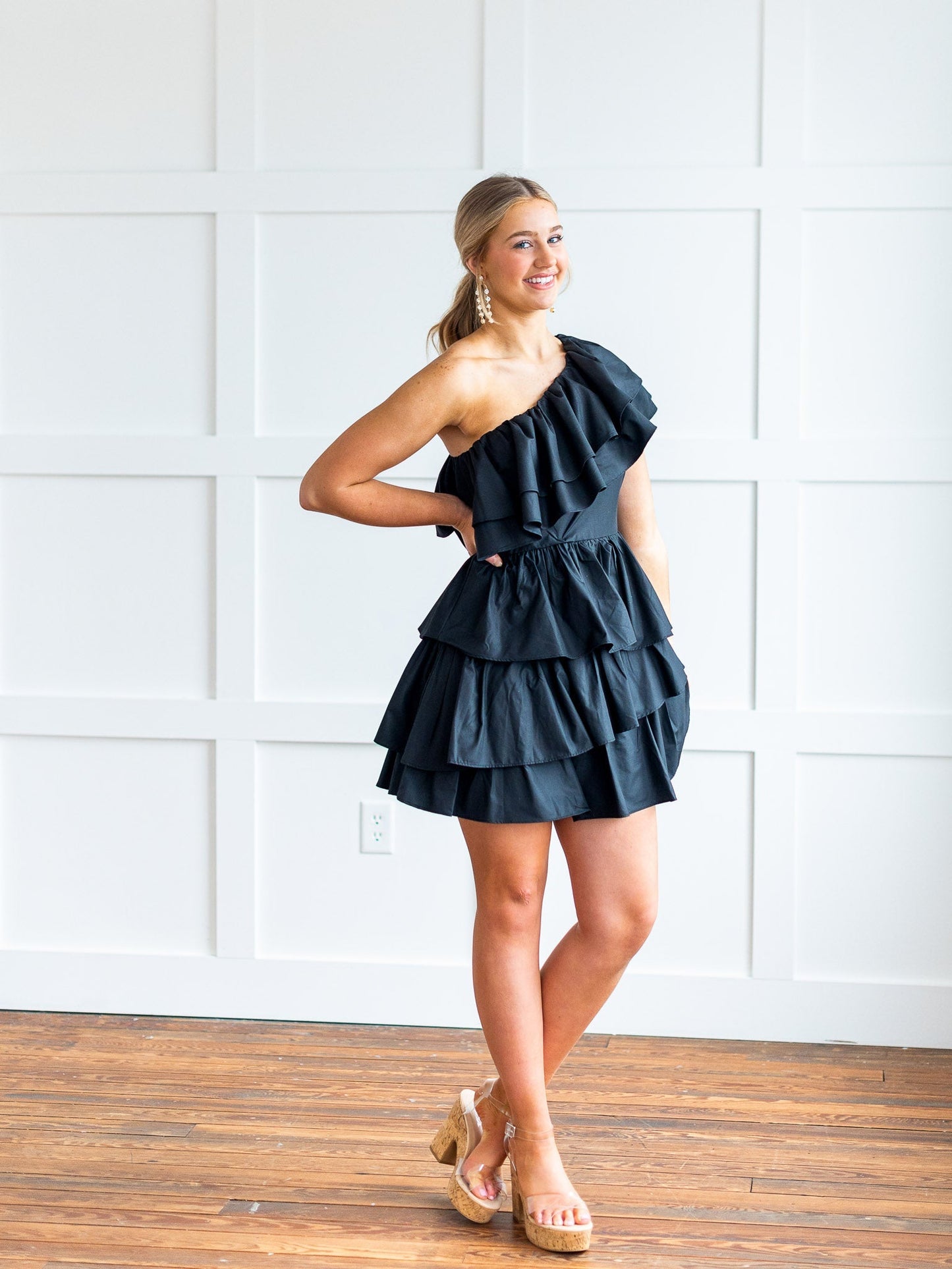 Light of Day One Shoulder Dress