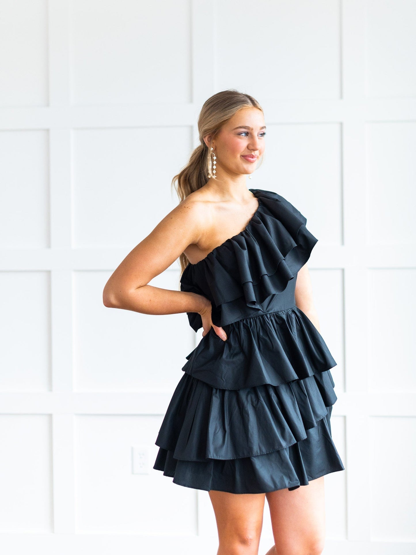 Light of Day One Shoulder Dress