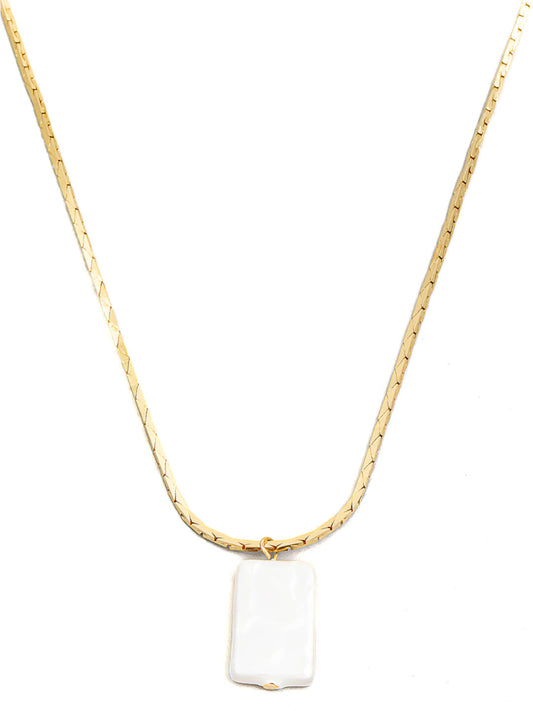 Square Pearl Necklace
